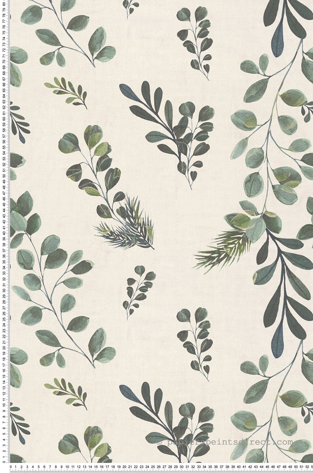 Papier peint Scandinave Feuille vert - Anna D'Andrea d'A.S. Création | Réf. AS-782211