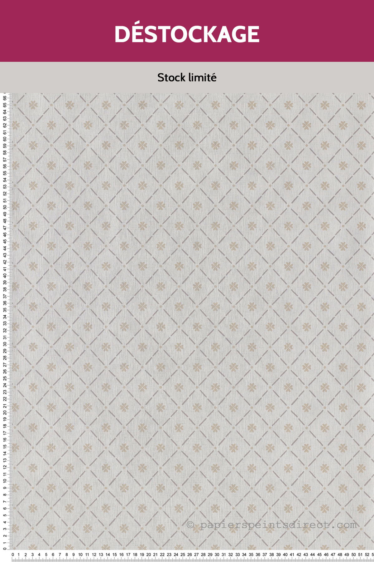 Papier peint Destockage - Cuisine classique Cocotte gris/beige - Au Bistrot d'Alice de Casélio