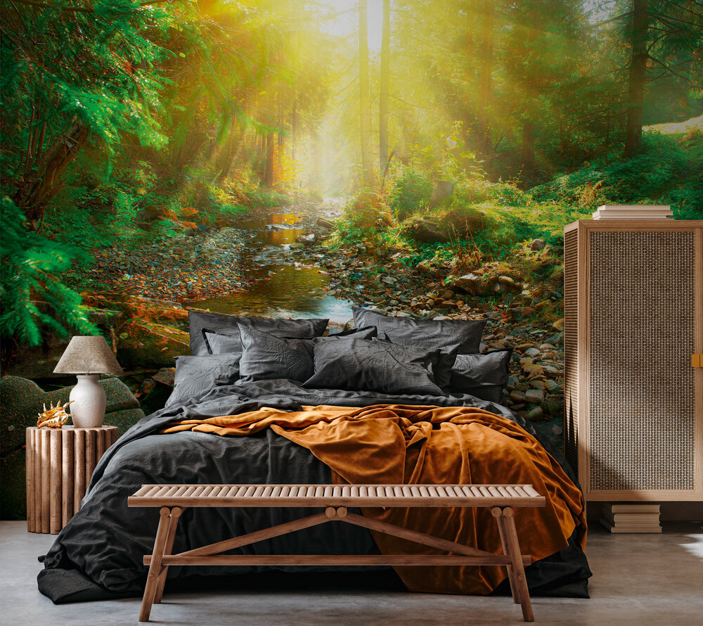 Papier peint panoramique Rivière Brook - Wall Love d'A.S. Création | Réf. DD129574