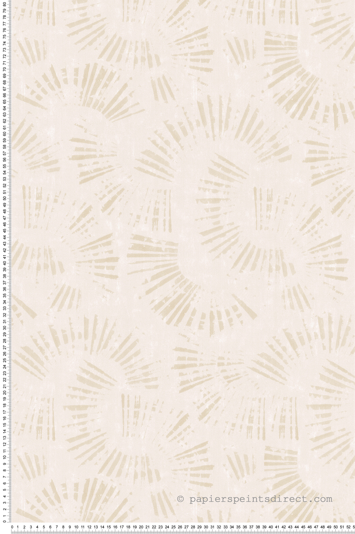 Papier peint Soleil Lueur beige crème - Aroma de Lutèce | Réf. LTC-51251907