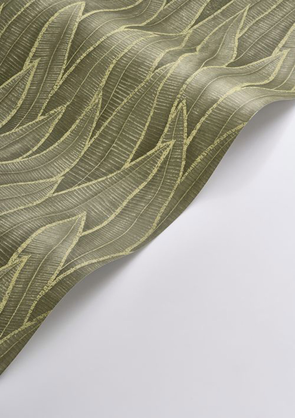 Papier peint Nature Feuille Sansevieria vert mousse - Rio de Casadéco AMB4| Réf. RIOC201837807