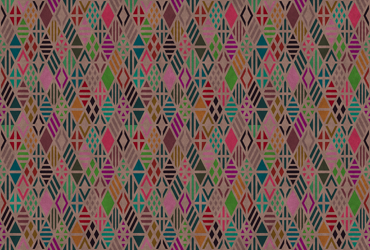 Papier peint panoramique Graphique Geometrical 1 - Référence DD110961 - Intissé 200g/m2 - Standard 400 x 270